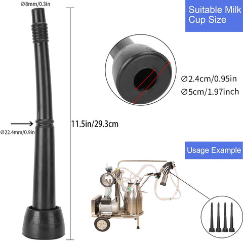 Yuecoom soft teat cup liner for gentle cow teat contact