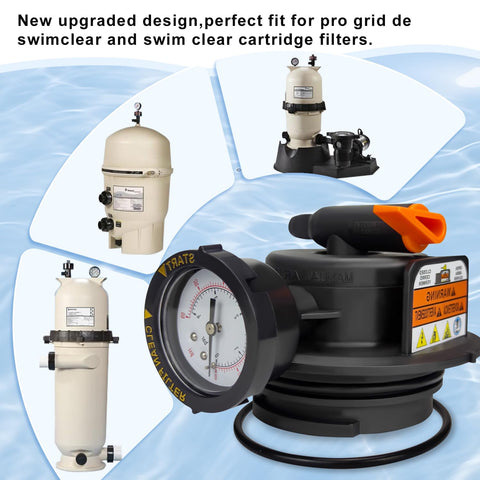 Compatibile with Hayward Pro Grid DE and SwimClear filters for flexible use.