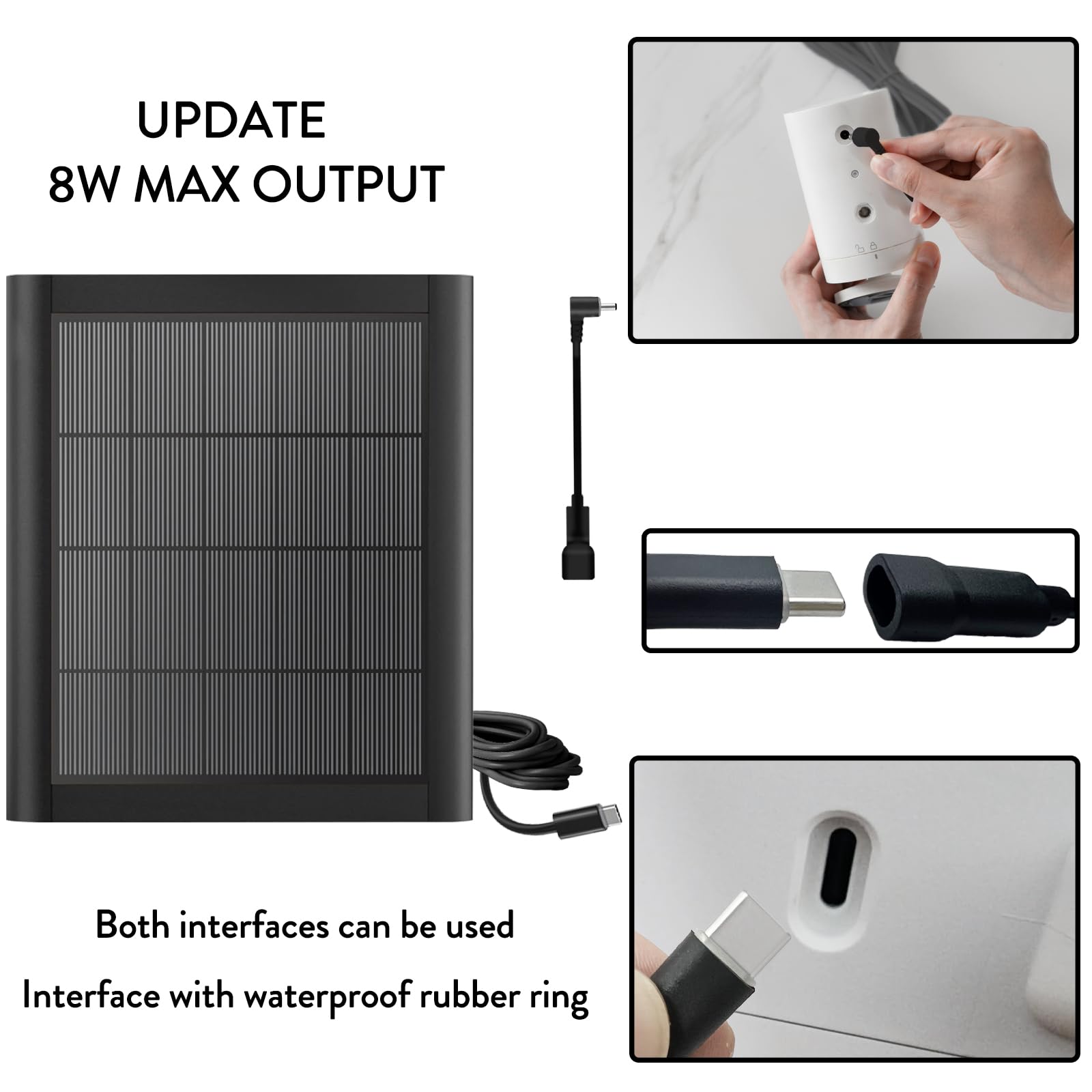 YUELAN battery-camera compatibility enables continuous power for Ring devices.