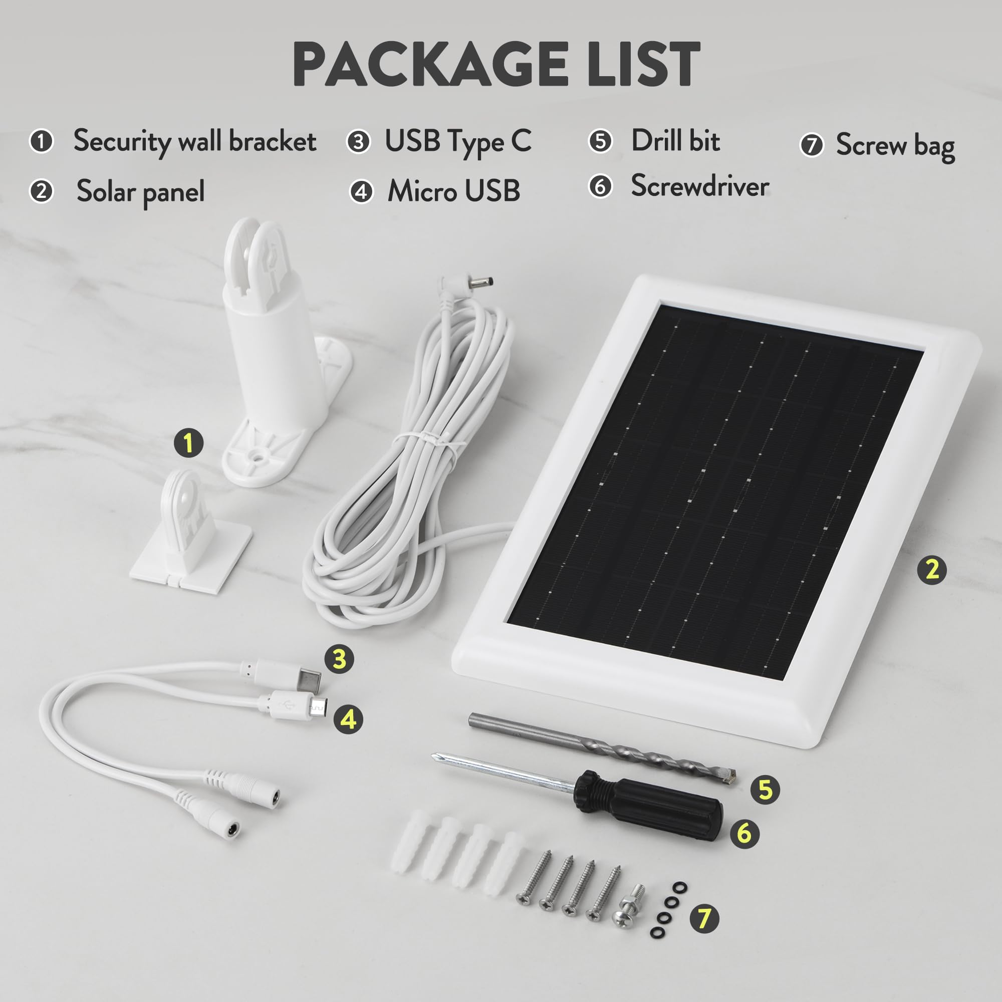 YUELAN device compatibility supports Ring Stick Up and Spotlight cameras with adapters.
