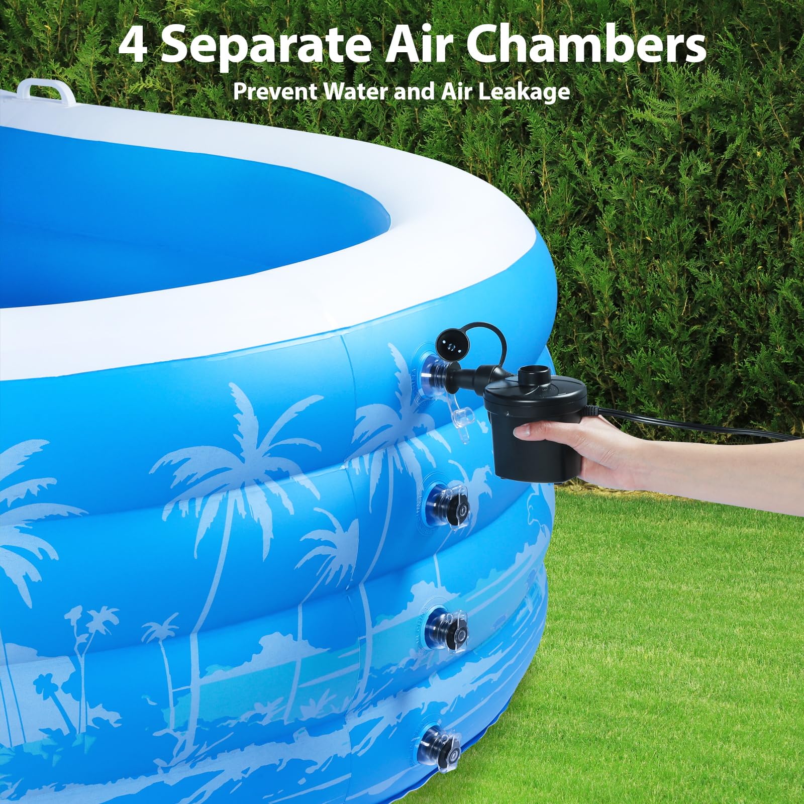 YUEPOOL backyard setup in minutes for easy summer fun