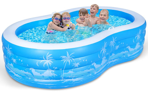 YUEPOOL inflatable pool in full size for family fun and cooling water