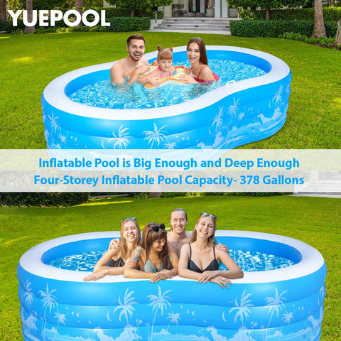 YUEPOOL non-toxic PVC materials designed for safe family water play