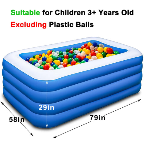 YUEPOOL thickened pool walls provide durable backyard play area.