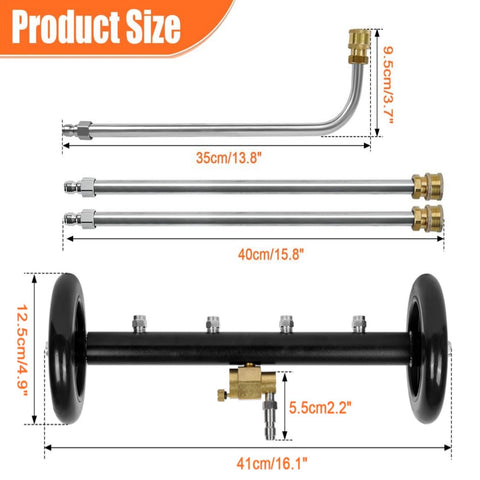 YUET 4000 PSI rating for strong cleaning performance.