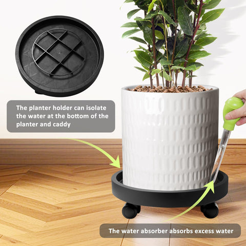 YUFDA 360-degree rotation wheels enable effortless repositioning indoors or outdoors.