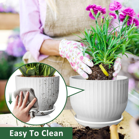 YUFDA durable ceramic construction for long-lasting decor.