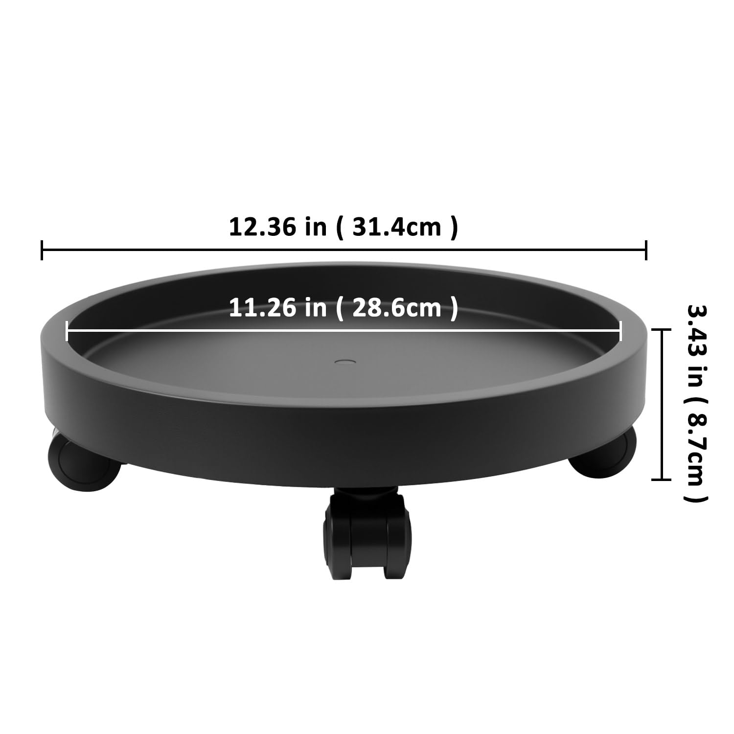 YUFDA water absorber tray helps manage excess moisture around potted plants.