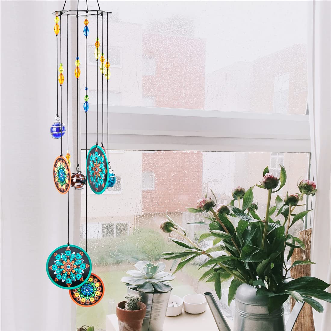 YU FENG wind chimes premium metal construction withstands outdoor use