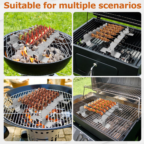 Durable design withstands high grill temperatures for frequent use