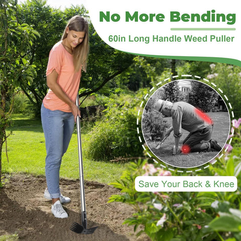 YUJOIBAN weed remover head features a precise 3-inch design