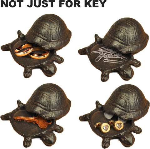 YukaBa turtle key hider detailed ornament showcasing vintage charm and secure storage