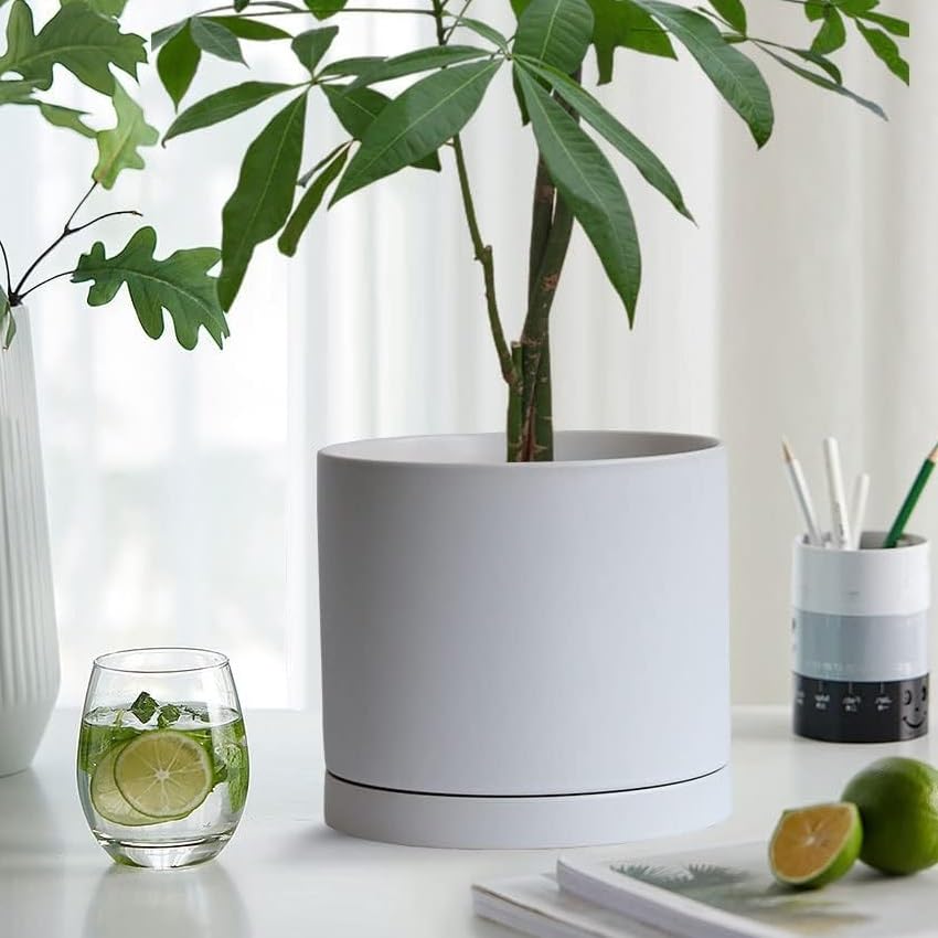 Yukfona 7 inch multi size range helps match different planters.