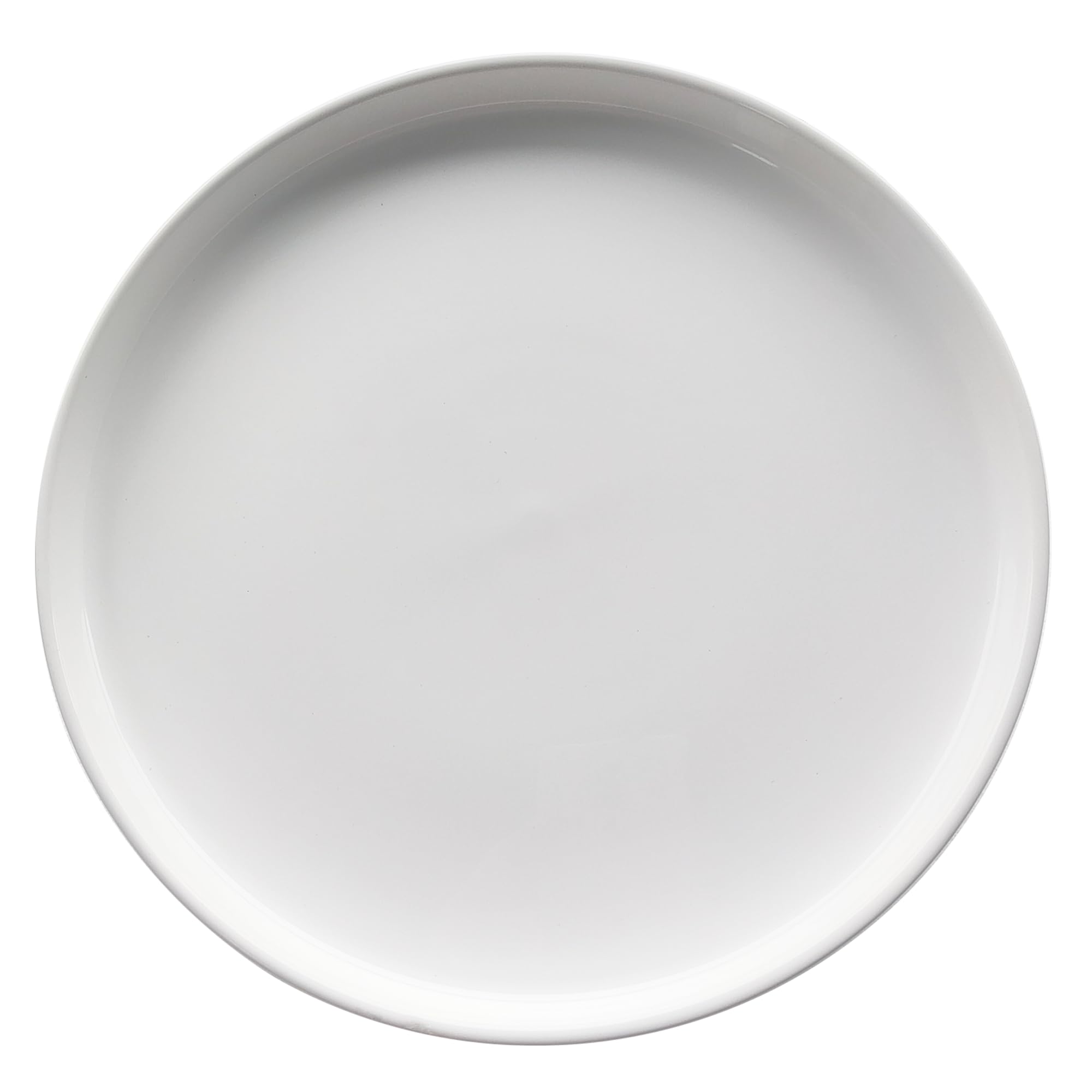 Yukfona ceramic plant saucer 8-inch white catches drainage and protects floors