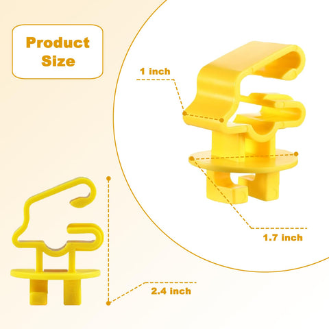Yukibefo T Post Insulators installation snap demonstrates quick setup on standard posts