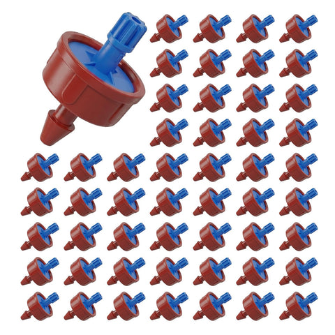 Yulaiyoen 0.5 GPH drippers in box for precise garden irrigation.