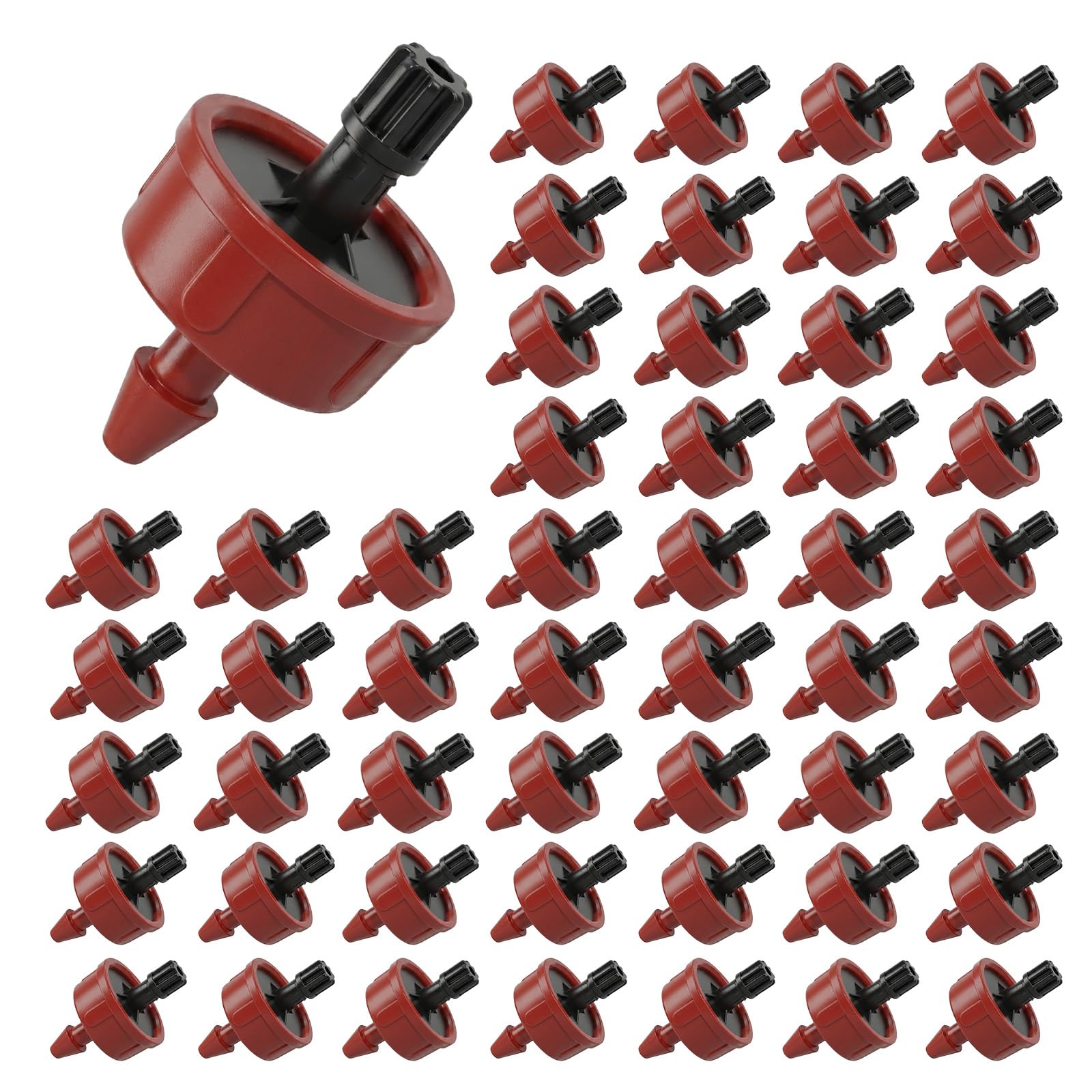 Yulaiyoen 1 GPH drip emitter pack for precise garden irrigation.
