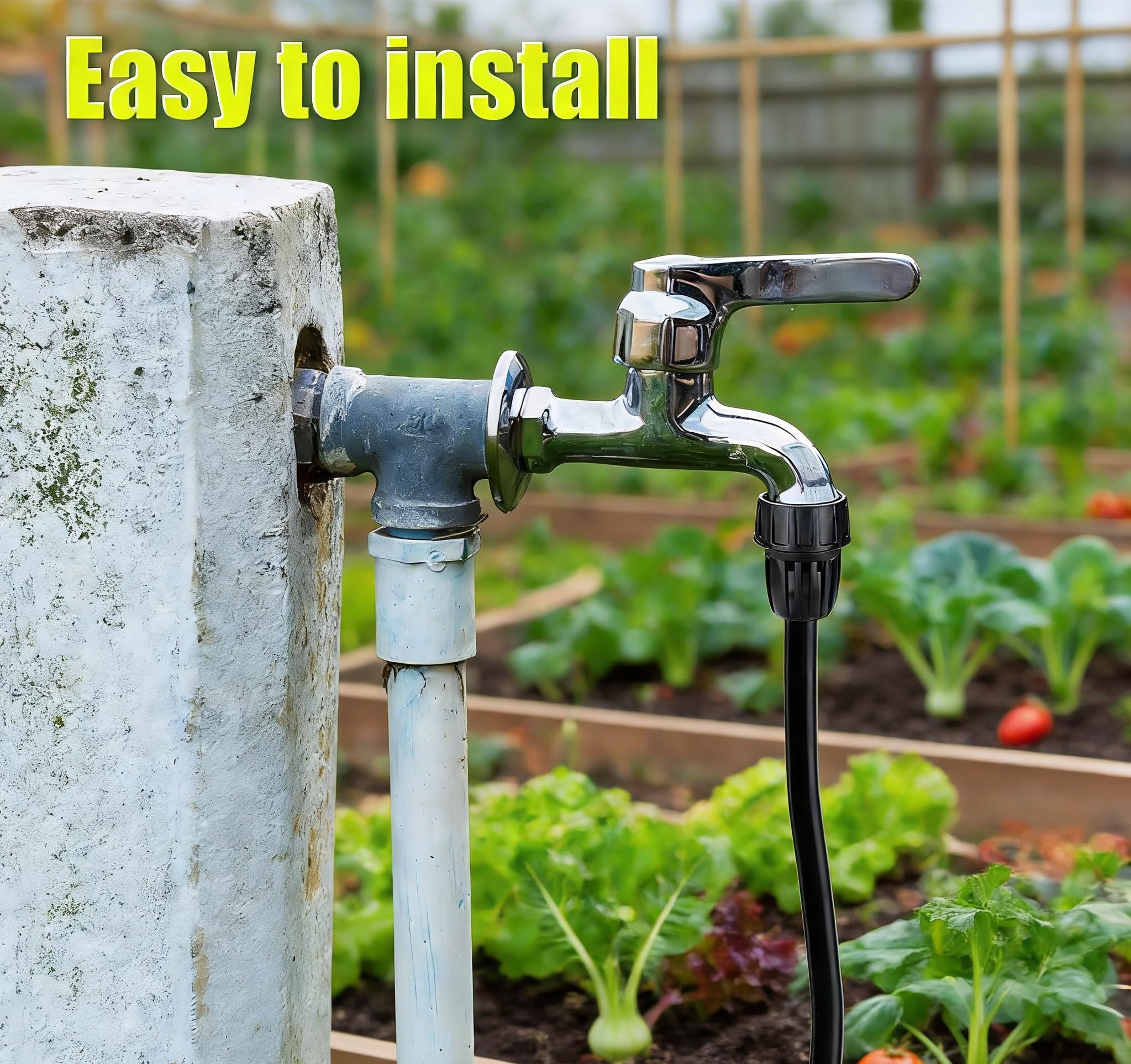 Yulaiyoen compatible irrigation tubing models enable versatile setups.