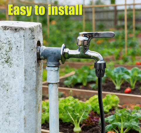 Yulaiyoen compatible irrigation tubing models enable versatile setups.