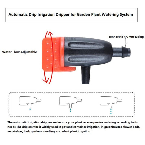 Yulaiyoen flow-control emitter enabling customized plant watering.