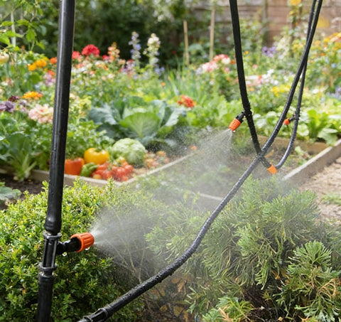 Yulaiyoen garden and greenhouse application supports efficient irrigation.