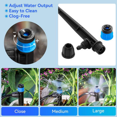 Lock barbed connection secures tubing for reliable daily irrigation