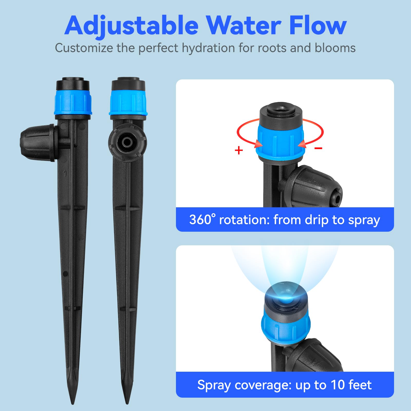 Compatible with 4 mm ID / 7 mm OD tubing for flexible setup