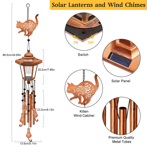 yulloyello wind catcher solar decor light adds gentle evening glow to garden