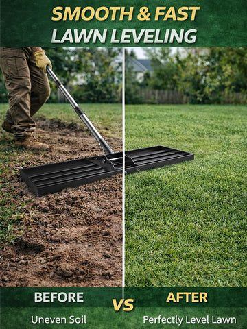 Yumatum easy-install rake ready to assemble for quick setup.