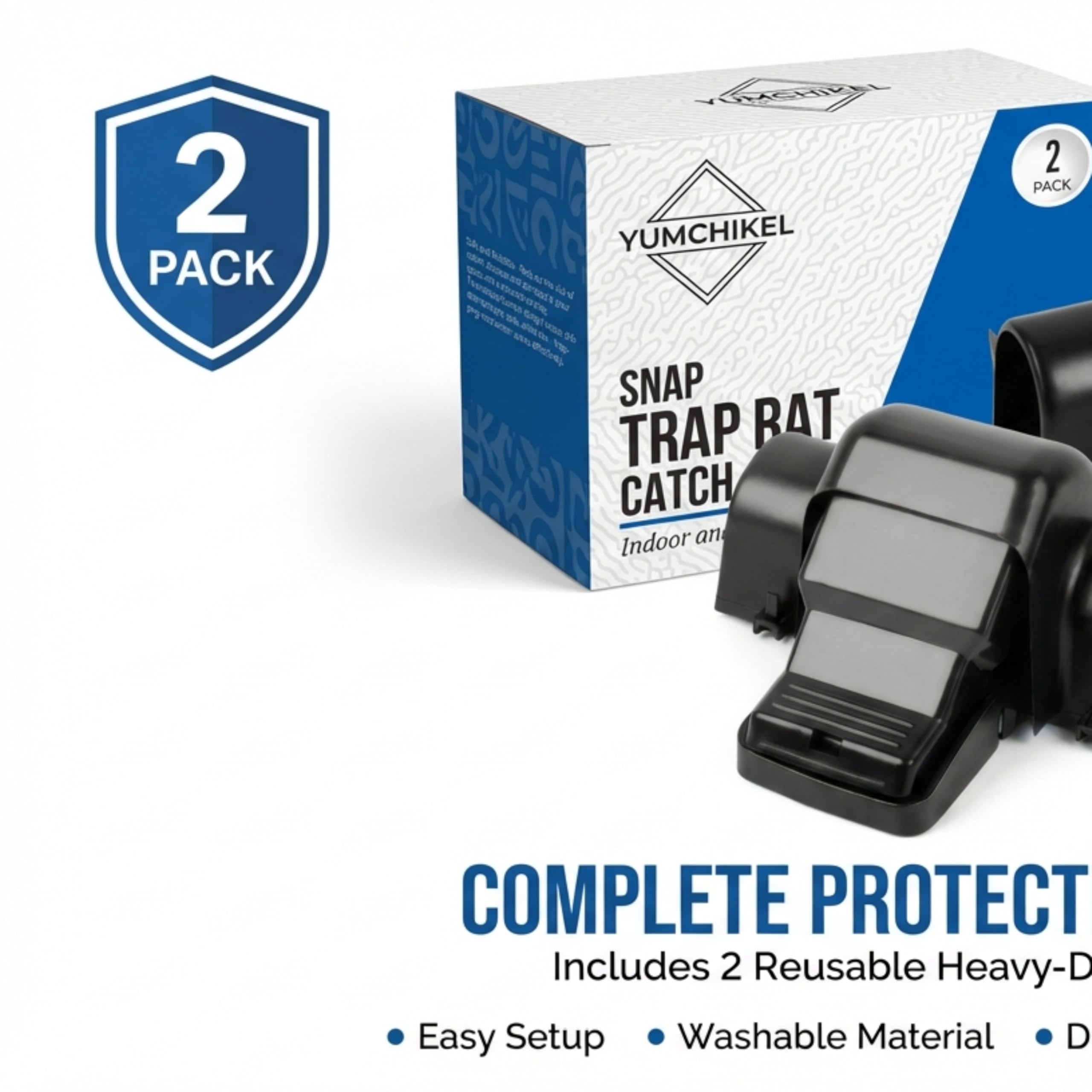 Yumchikel trap works for indoor and outdoor pest control.