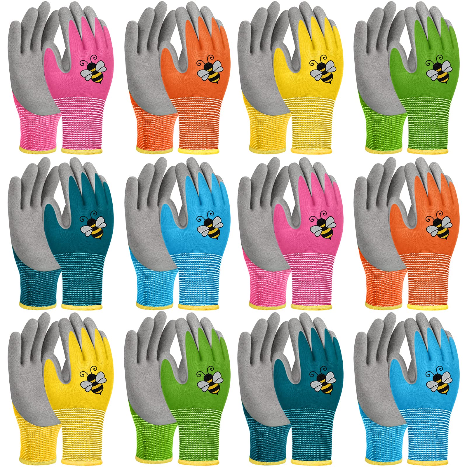 Yumoin kids gloves pink: soft fabric and gentle grip