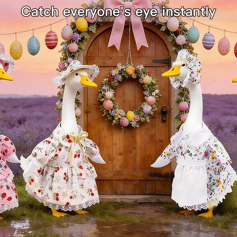 Yumoxuz garden maid dress adds whimsy for porch photos and guest interactions.