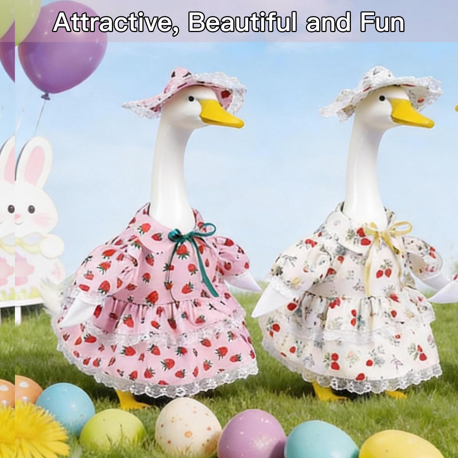 Yumoxuz Hawaiian Day ensemble brightens outdoor décor while staying durable for weather.
