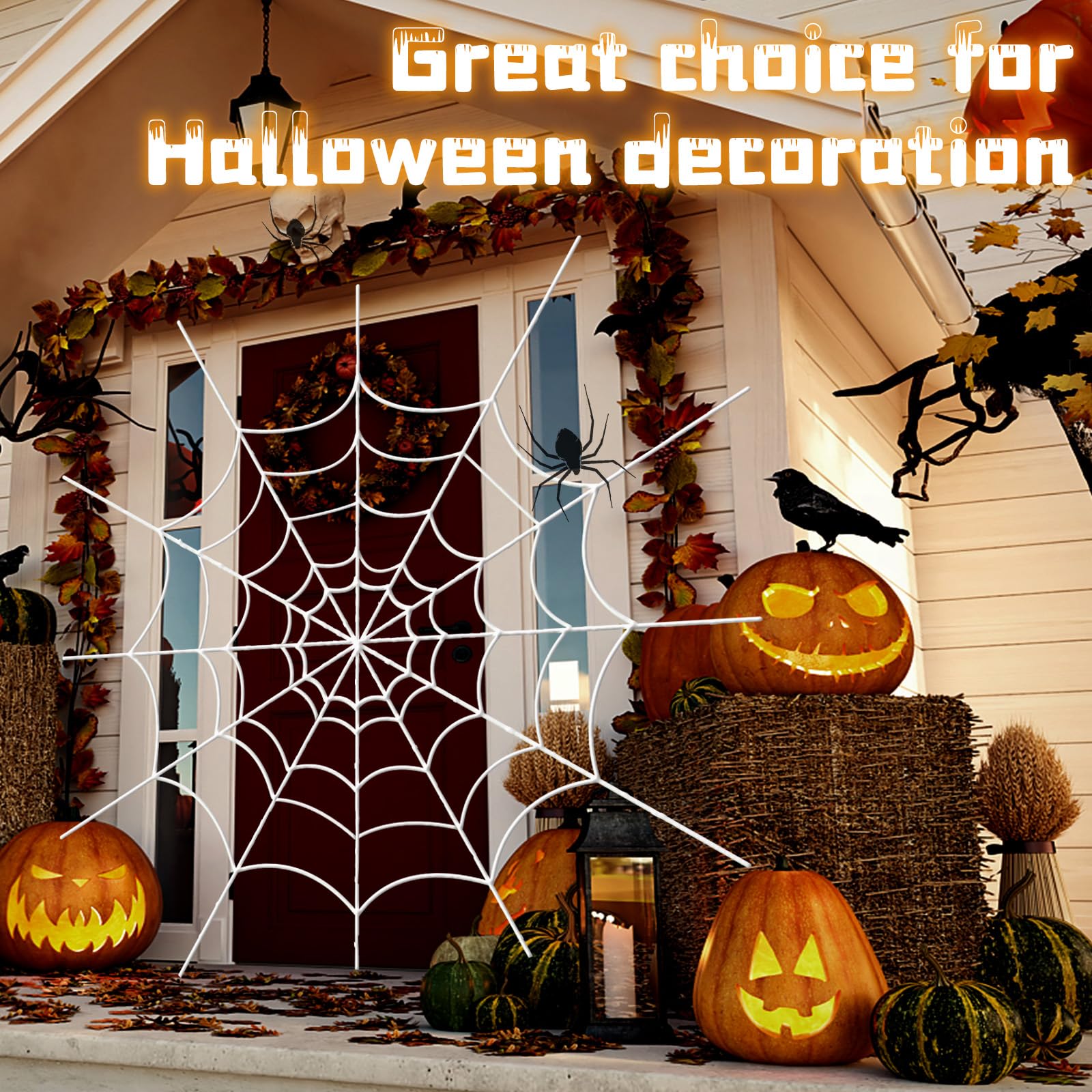 YUNAI Spider Webs stage prop adds dramatic texture to haunted performances.