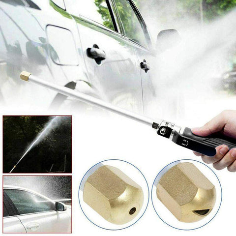YunGuoGuo triple-nozzle head with fan, jet, and adjustable spray