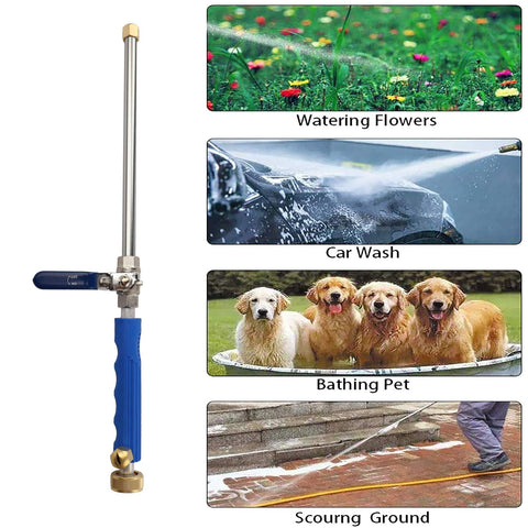 YunGuoGuo cleaning wand suitable for car, patio, and gutter tasks.
