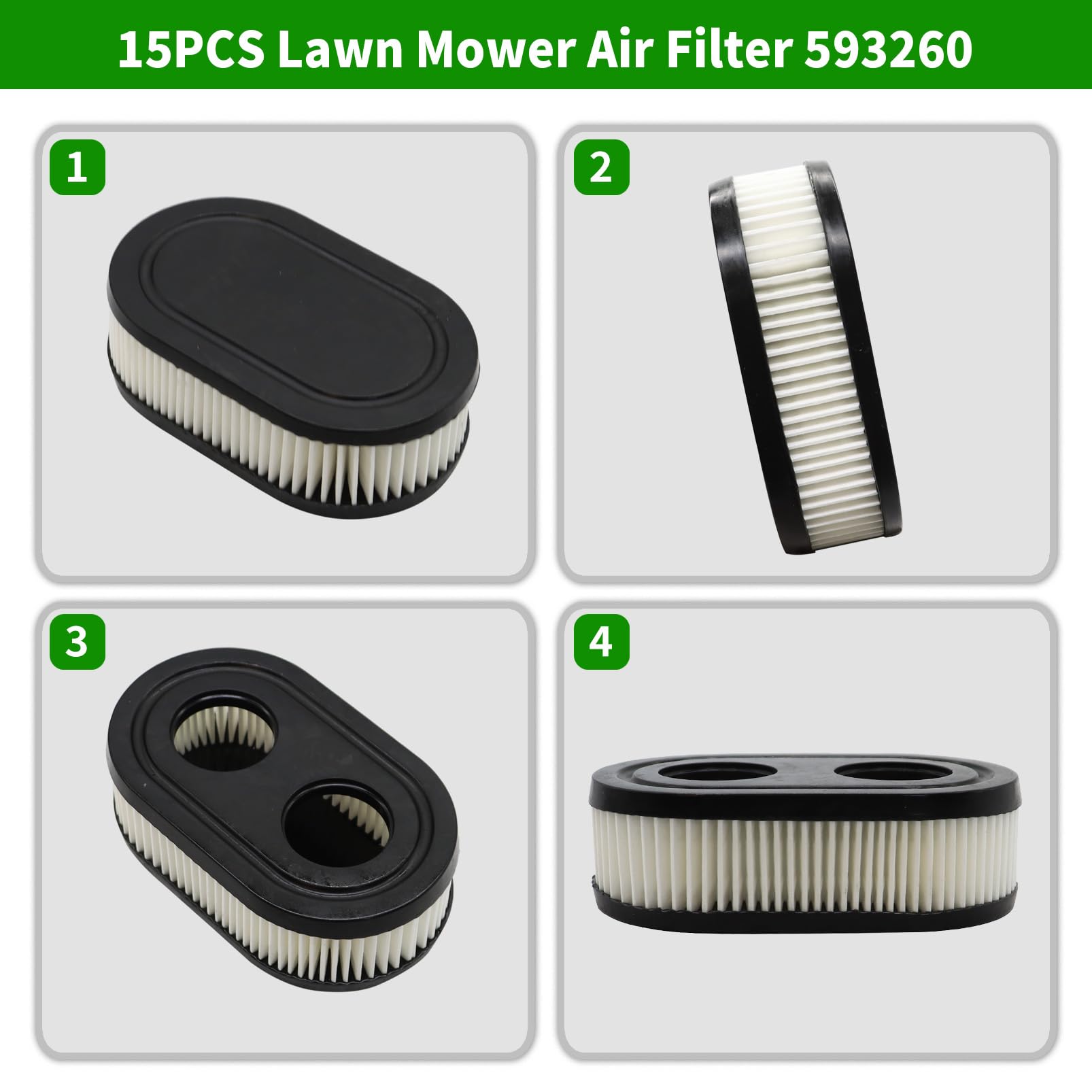 Compatibility overview with B/S 4247 and 5432 mower engines.