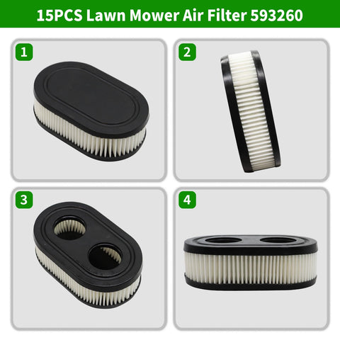 Compatibility overview with B/S 4247 and 5432 mower engines.