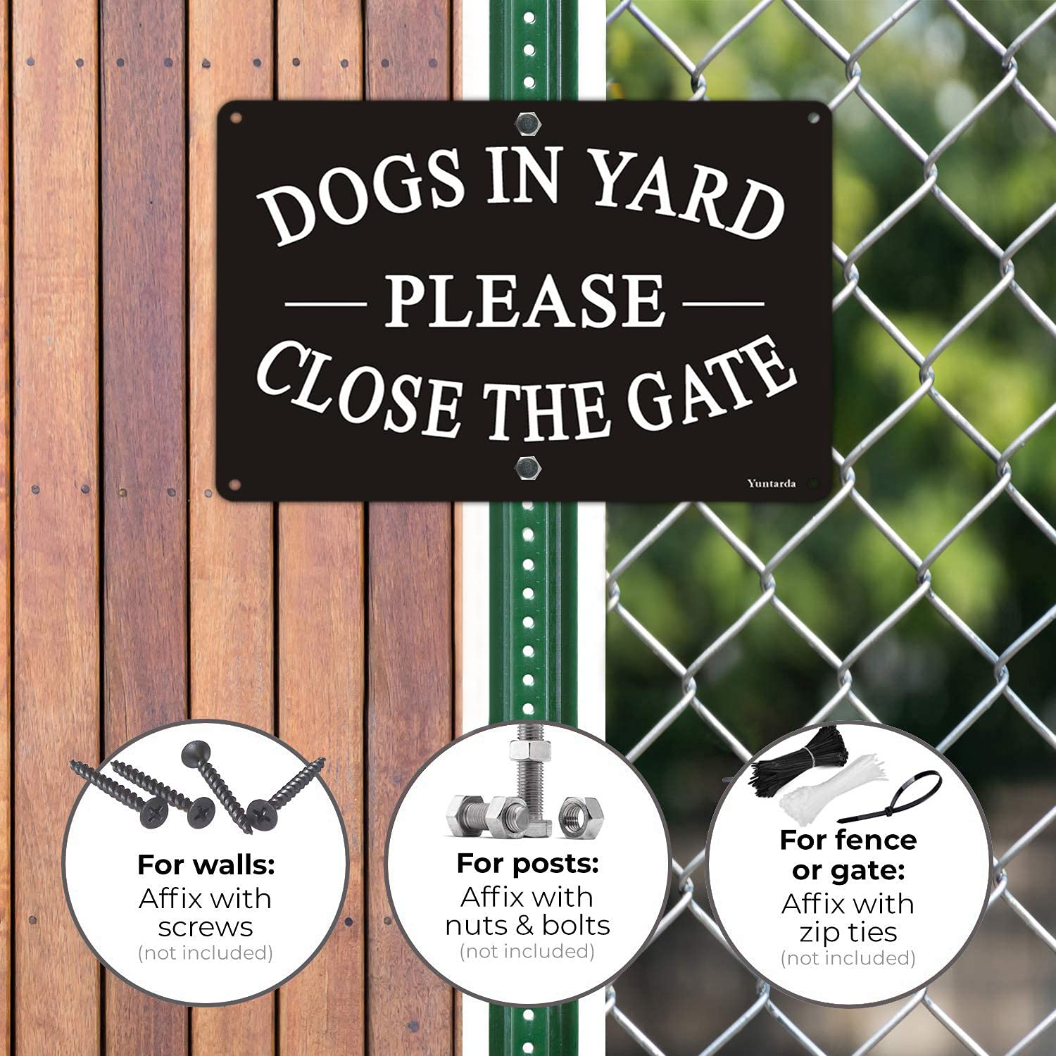 Yuntarda glossy UV laminate protects the sign in sun and rain