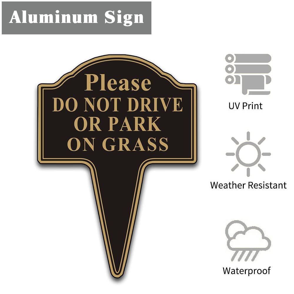 Yuntarda rust-free aluminum yard sign withstands weather and wear.