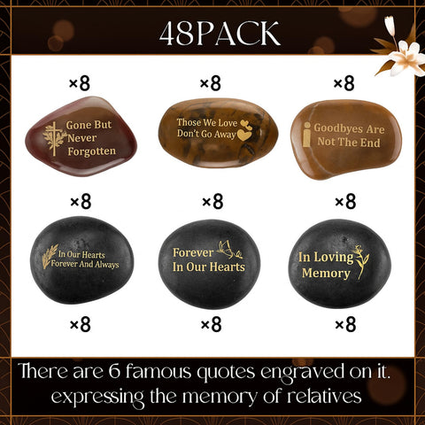 Yuntau memorial stone engraving with six inscriptions — personalize remembrance moments.