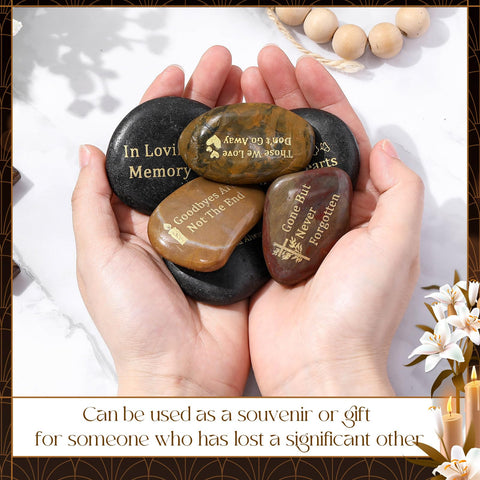 Yuntau memorial stone size is 1.97 inches for easy handling
