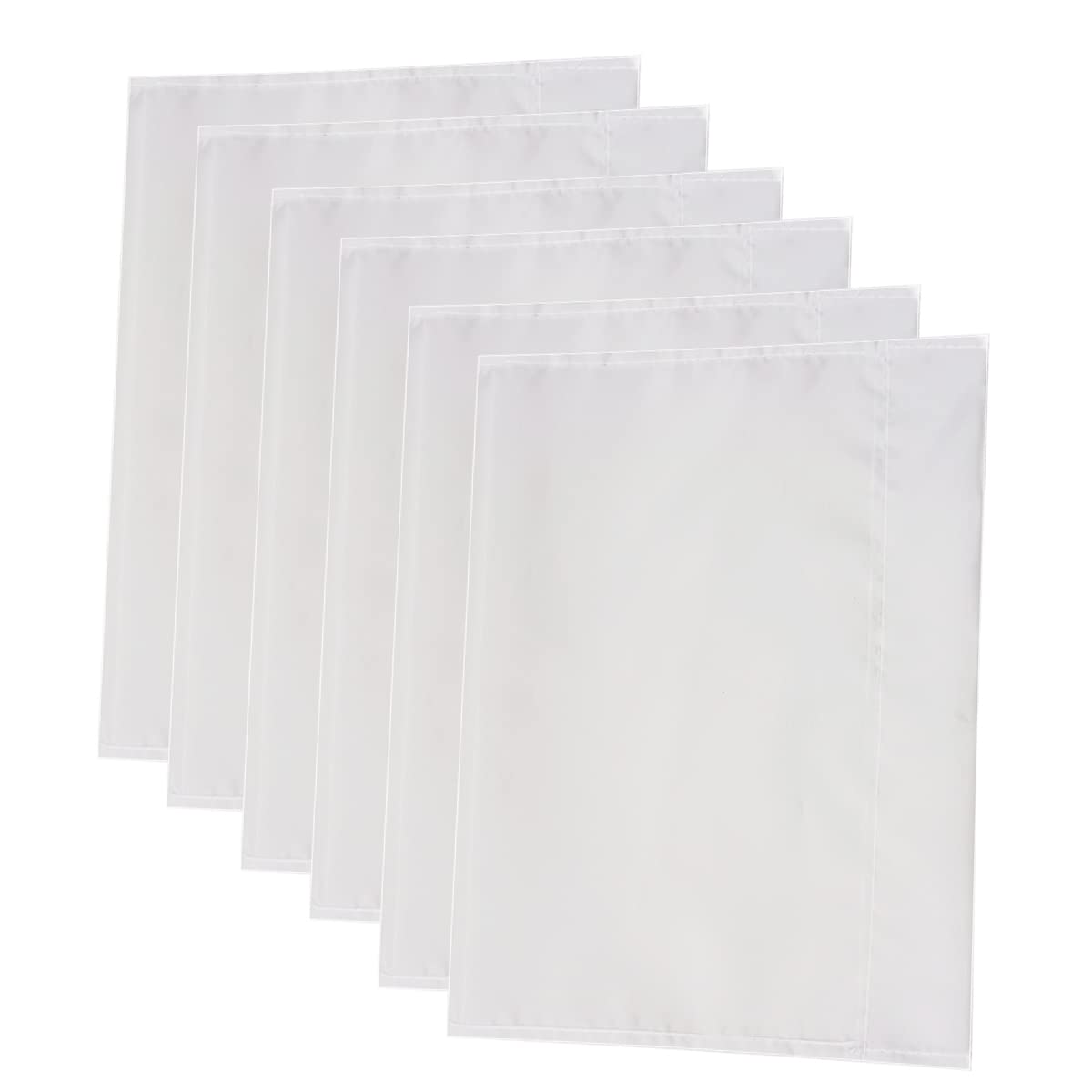 Yuntop DIY decor flags white 12x18 ready for customization
