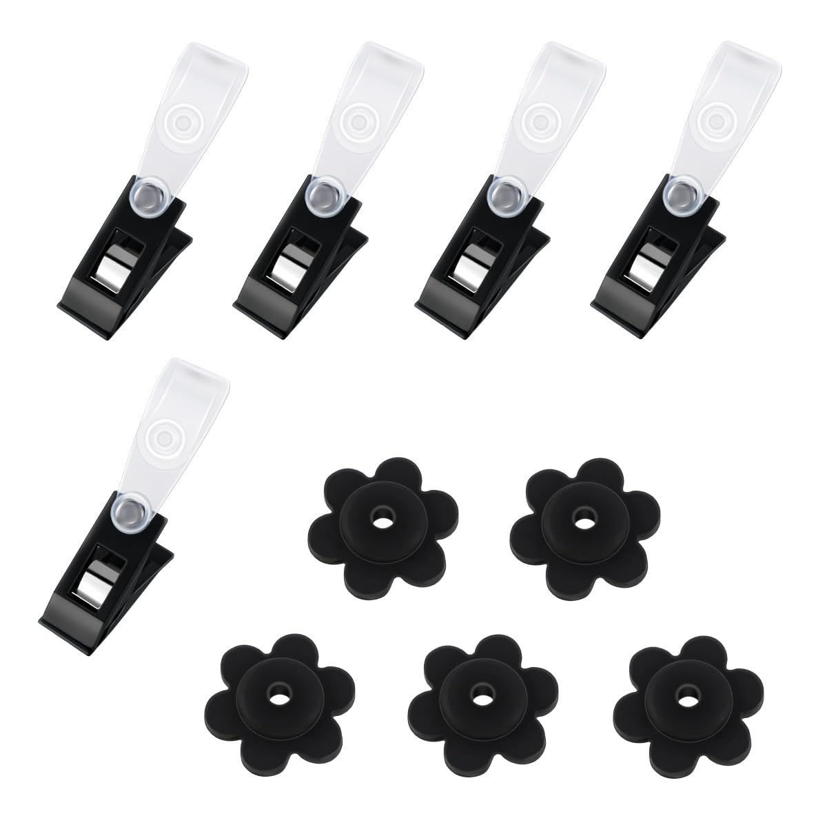 Yuntop garden flag rubber stoppers kit stabilizes flags in breezy weather