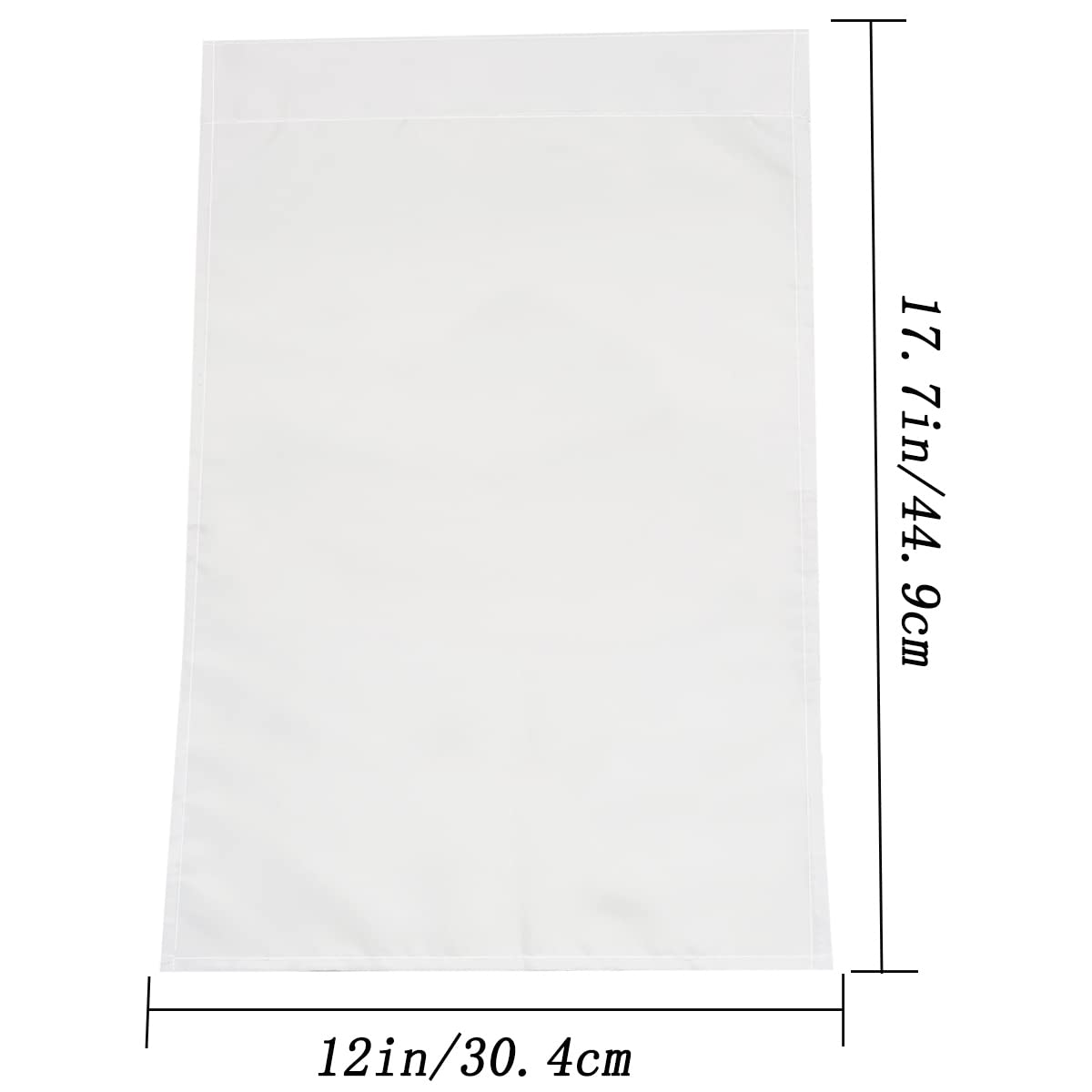 Yuntop polyester flags blank white two-sided for indoor outdoor use