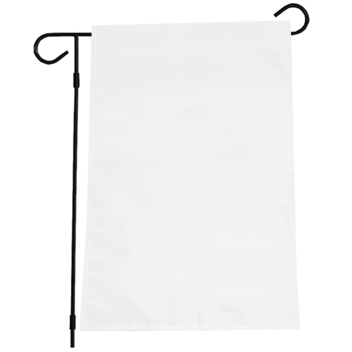 Yuntop soft polyester garden flag blank white for year-round display