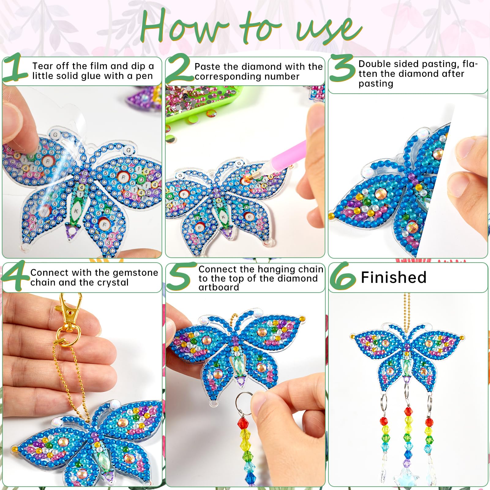 YUNVI diamonds paintings suncatcher tree adds natural charm with sparkling facets.