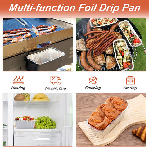 YUNZT food-grade liner for grill drips supports prep, bake, or chill storage.