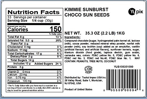 Close-up of colorful candy coating on Yupik Kimmie Sunbursts seeds.