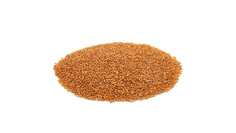Yupik Teff Seeds incorporated into dough for baking.